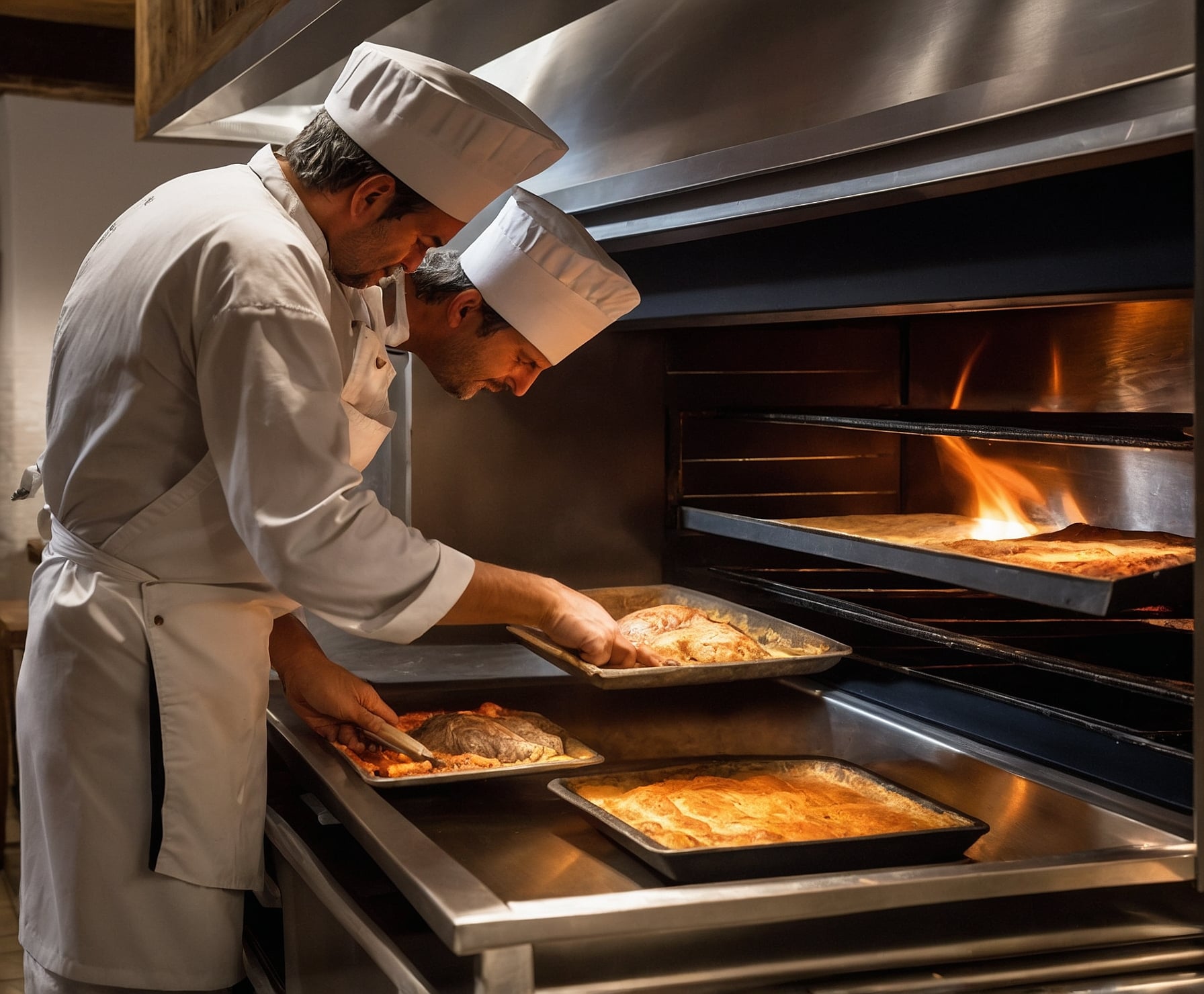 Horno de leña artesanal instalado